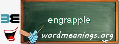 WordMeaning blackboard for engrapple